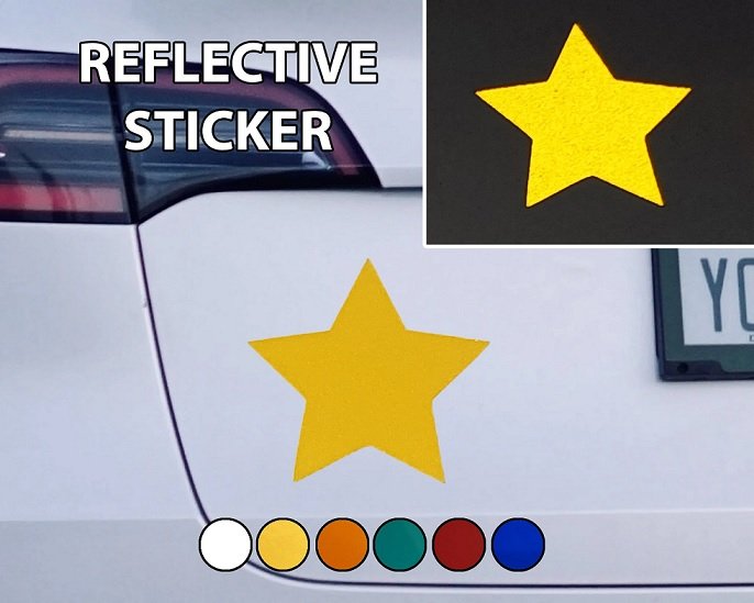 Shine Bright: Reflective Custom Stickers for Maximum Visibility