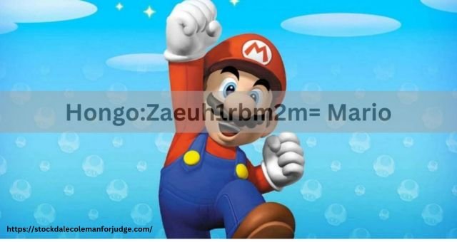 Hongo:zaeuh1rbm2m= mario: Exciting Character